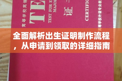 札达全面解析出生证明制作流程，从申请到领取的详细指南