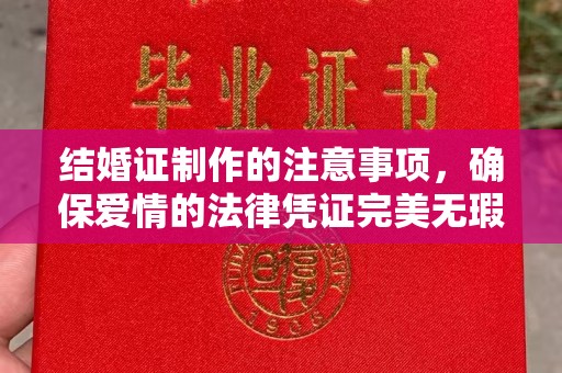 札达结婚证制作的注意事项，确保爱情的法律凭证完美无瑕